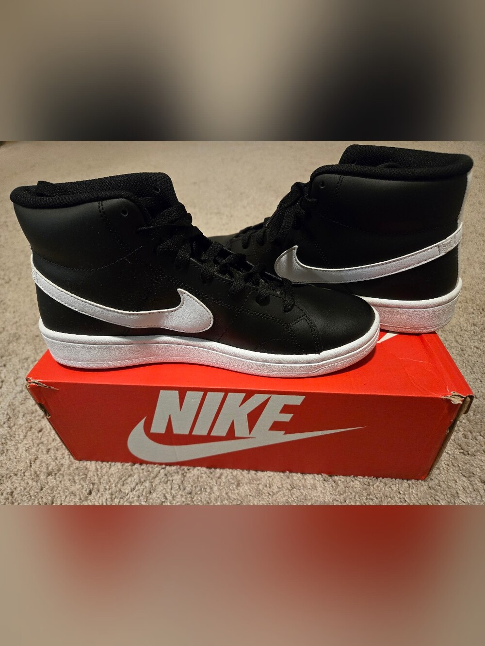 Nike Court Royale 2 Mid | Black/White | Women's Size 8.5